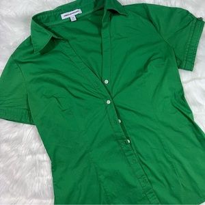 Express desoyen studio button up blouse